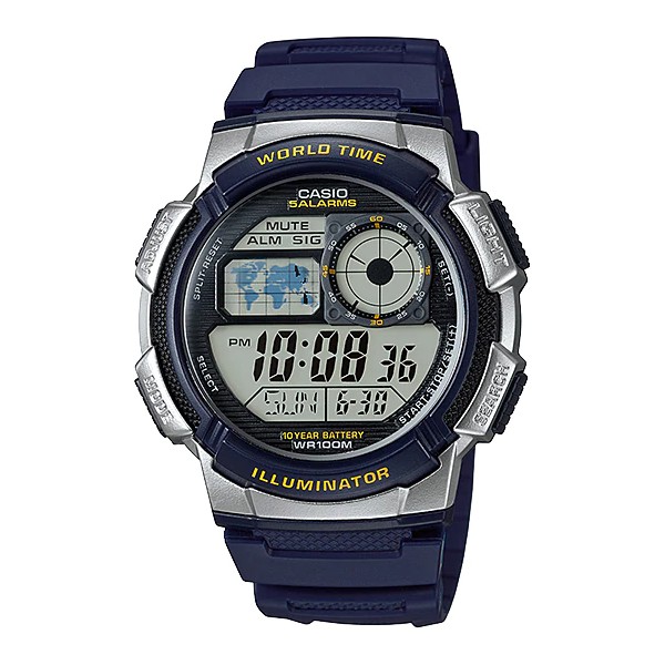 Jam Tangan Casio AE-1000W AE 1000W AE-1000W-1A AE-1000W-2A AE-1000W-3  Original Garansi ResmI
