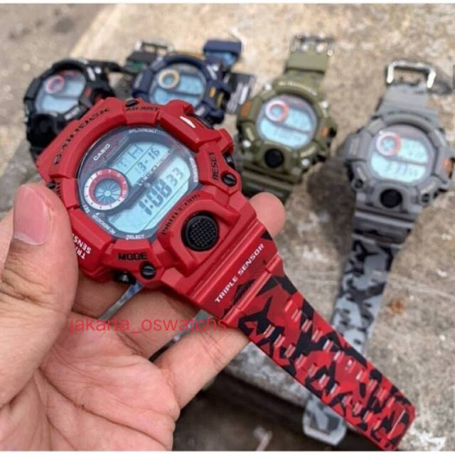 G shock best sale rangeman merah