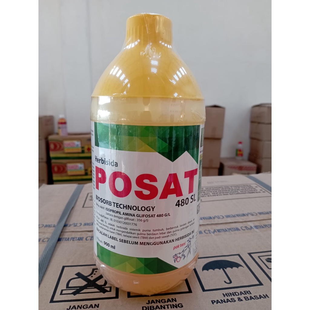 Jual Herbisida Sistemik Posat 480 SL Kemasan 900 ml | Shopee Indonesia