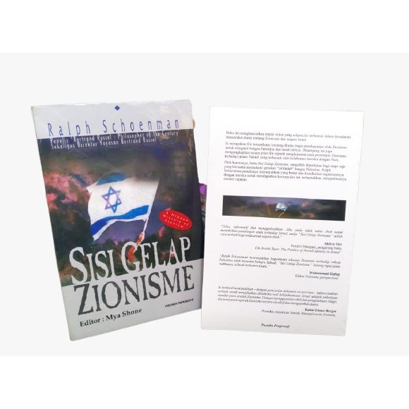 Jual Sisi Gelap Zionisme A Hidden Story Of Zionism - Ralph Schoenman ...