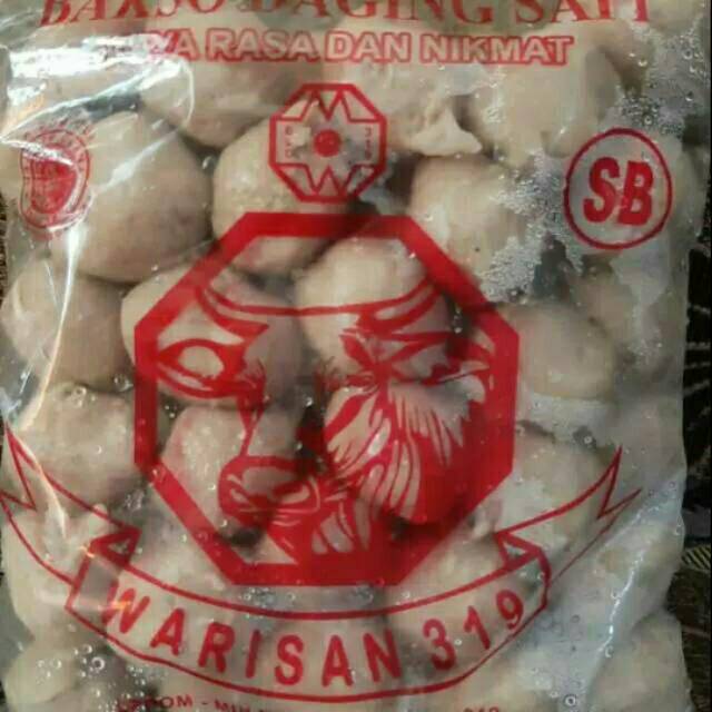 Jual Bakso Daging Sapi Warisan 319 Isi 50 Pcs Shopee Indonesia