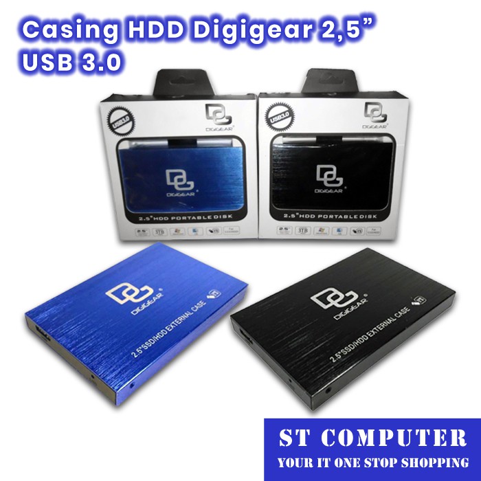 EXTERNAL CASE HDD 3.0 TRANSPARAN 2.5 DIGIGEAR