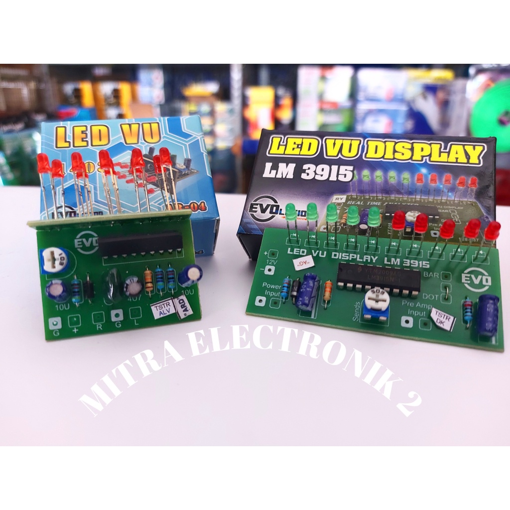Jual KIT RAKITAN POWER AMPLIFIER LED VU DISPLAY 10 LED LM 3915 | Shopee ...