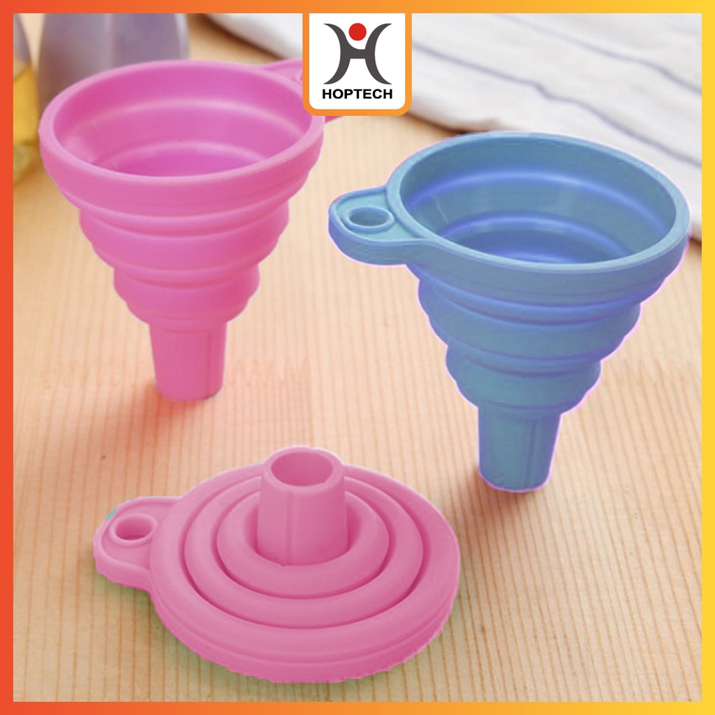 Jual FUNNEL SILIKON COLLAPSIBLE FUNNEL FUNNEL KECIL PORTABLE