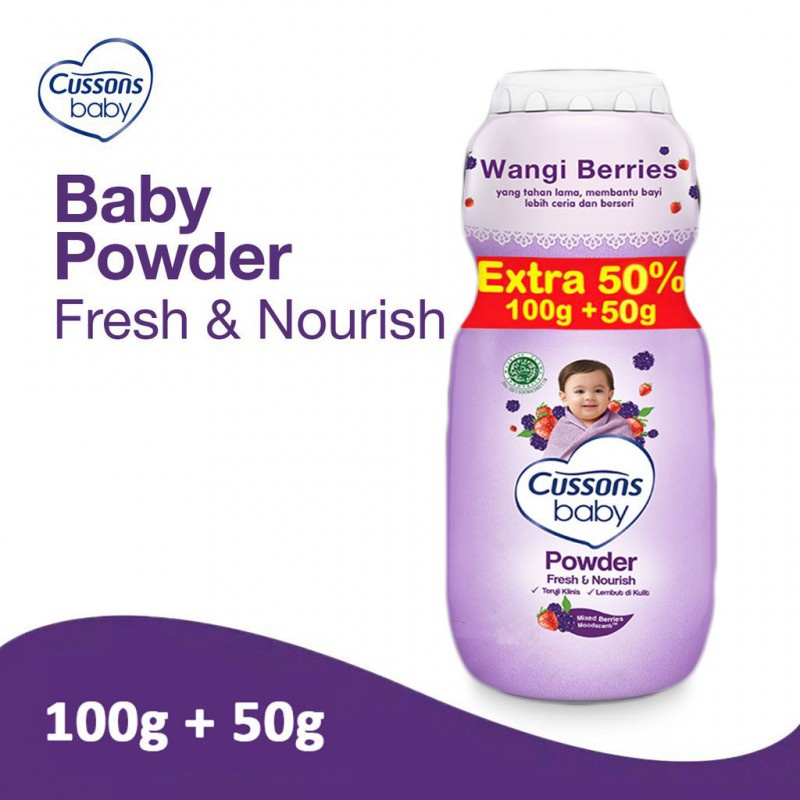 Jual CUSSONS BABY POWDER 100g 50g BEDAK BAYI Shopee Indonesia