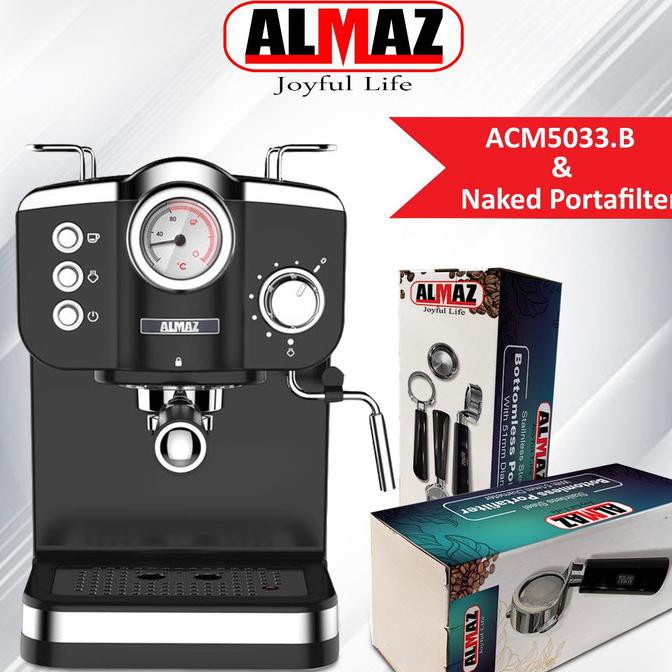 Jual Mesin Kopi Almaz Acm Dengan Portafilter Naked Almaz Coffee Maker Naptin Shopee