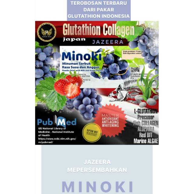 Jual MINOKI (Glutathion Collagen) | Shopee Indonesia