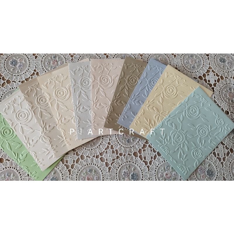 Jual Kertas background emboss (3) - DIY Scrapbook / journal / kartu ...
