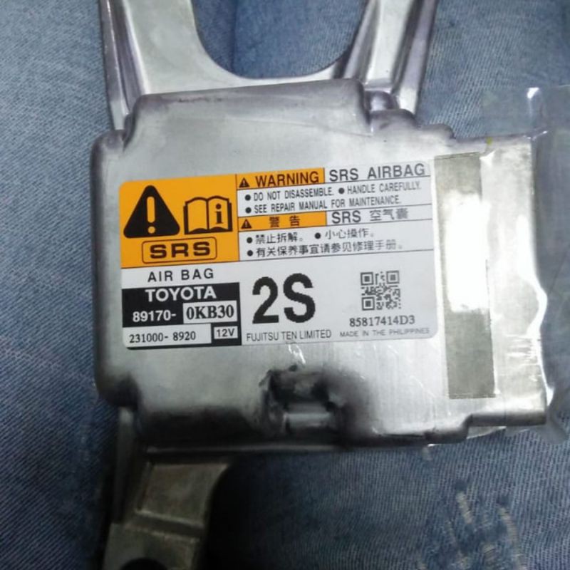 Jual Modul Airbag Ecu Komputer Sensor Airbag Fortuner 0KB30 | Shopee ...