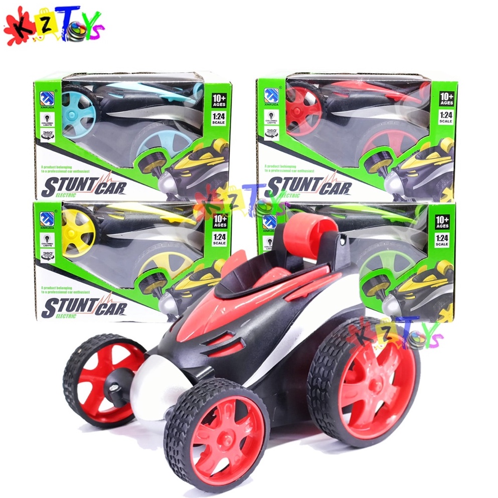 Jual STUNT CAR TOY ELECTRIC DOUBLE 360 ROTATE CRAR RADIO CONTROLLED ...