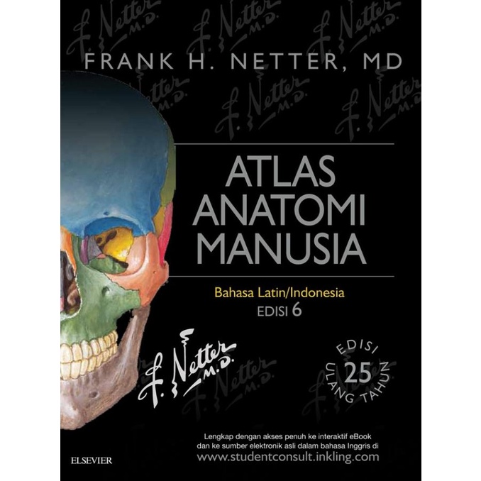 Jual Buku Kedokteran Umum/ Atlas Anatomi Manusia (with Latin ...