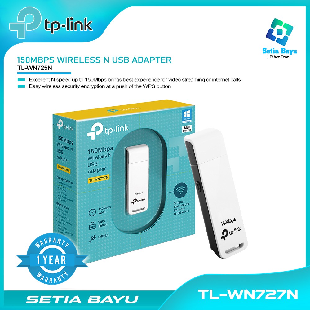 Jual TP-LINK TL-WN727N TP Link WN727N Wireless N USB Adapter 150Mbps ...