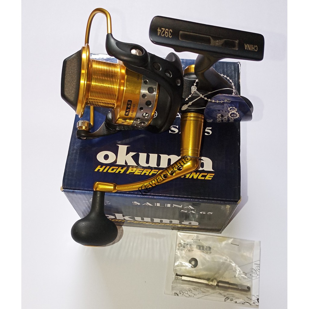 harga reel okuma salina sa 55 Jual REEL OKUMA SALINA SA-65 Dan SA-55 almunium body. Terlaris Reel Badak