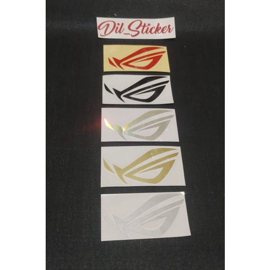 Jual Sticker Logo Asus Rog Sticker Laptop Hp Motor Cutting Shopee Indonesia