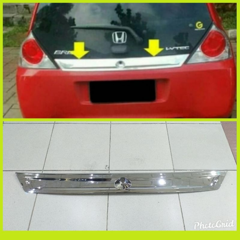 Jual Honda Brio Trunk Lid List Kaca Bagasi Belakang Full Chrome