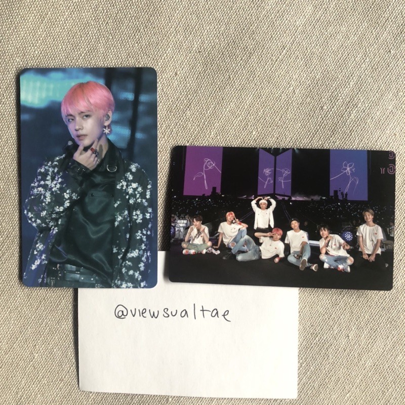 Taehyung LYS tour dvd 2024 photocard