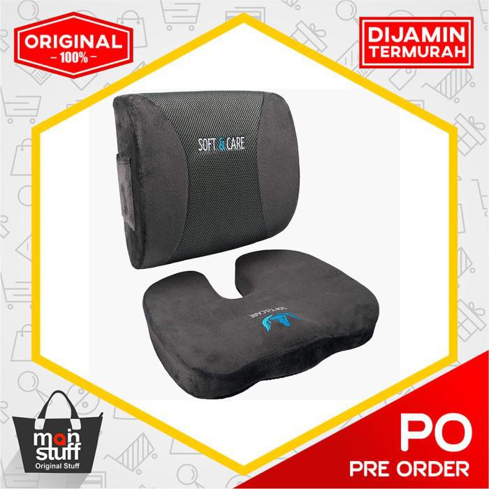 Jual SOFTACARE, DARK GRAY SEAT CUSHION COCCYX ORTHOPEDIC ORI & MURAH