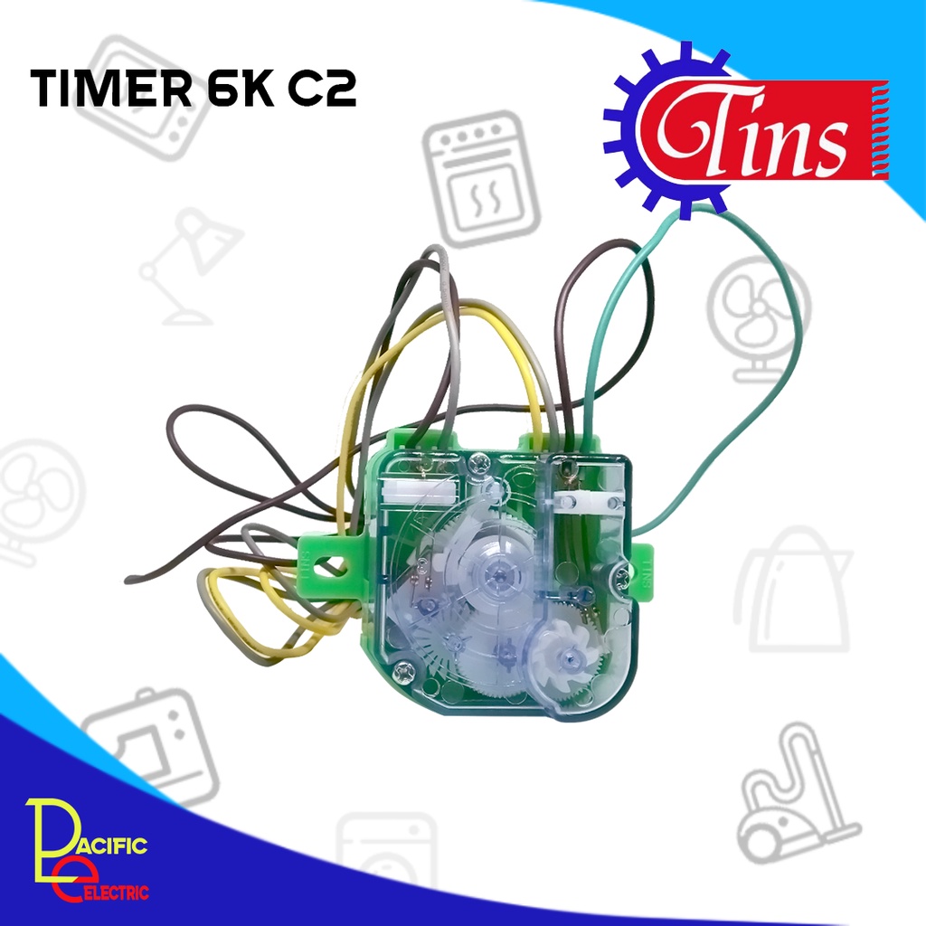 Jual TIMER MESIN CUCI DUA TABUNG 6 KABEL MULTI MEREK UNIVERSAL TIMER ...