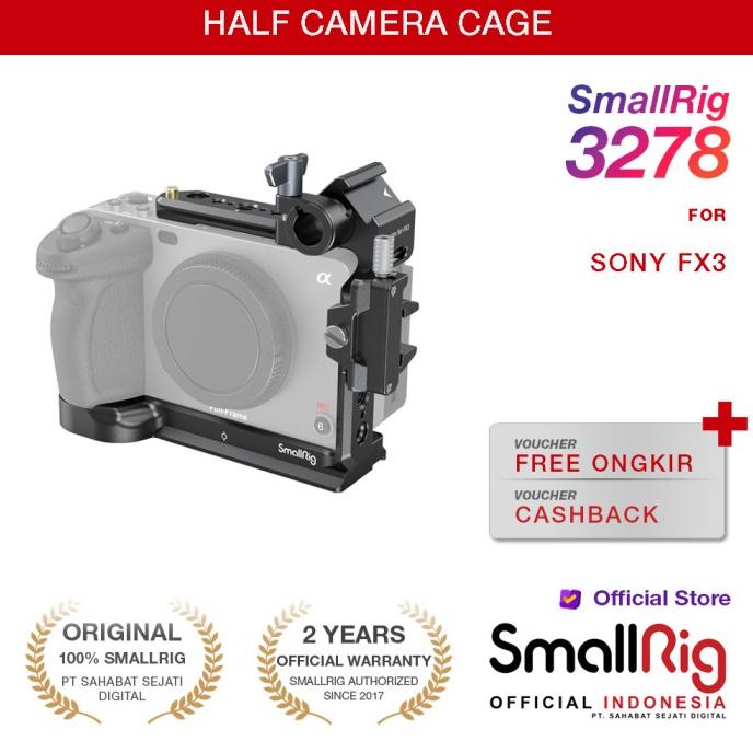 Jual Smallrig Half Cage For Sony Fx3 3278 | Shopee Indonesia