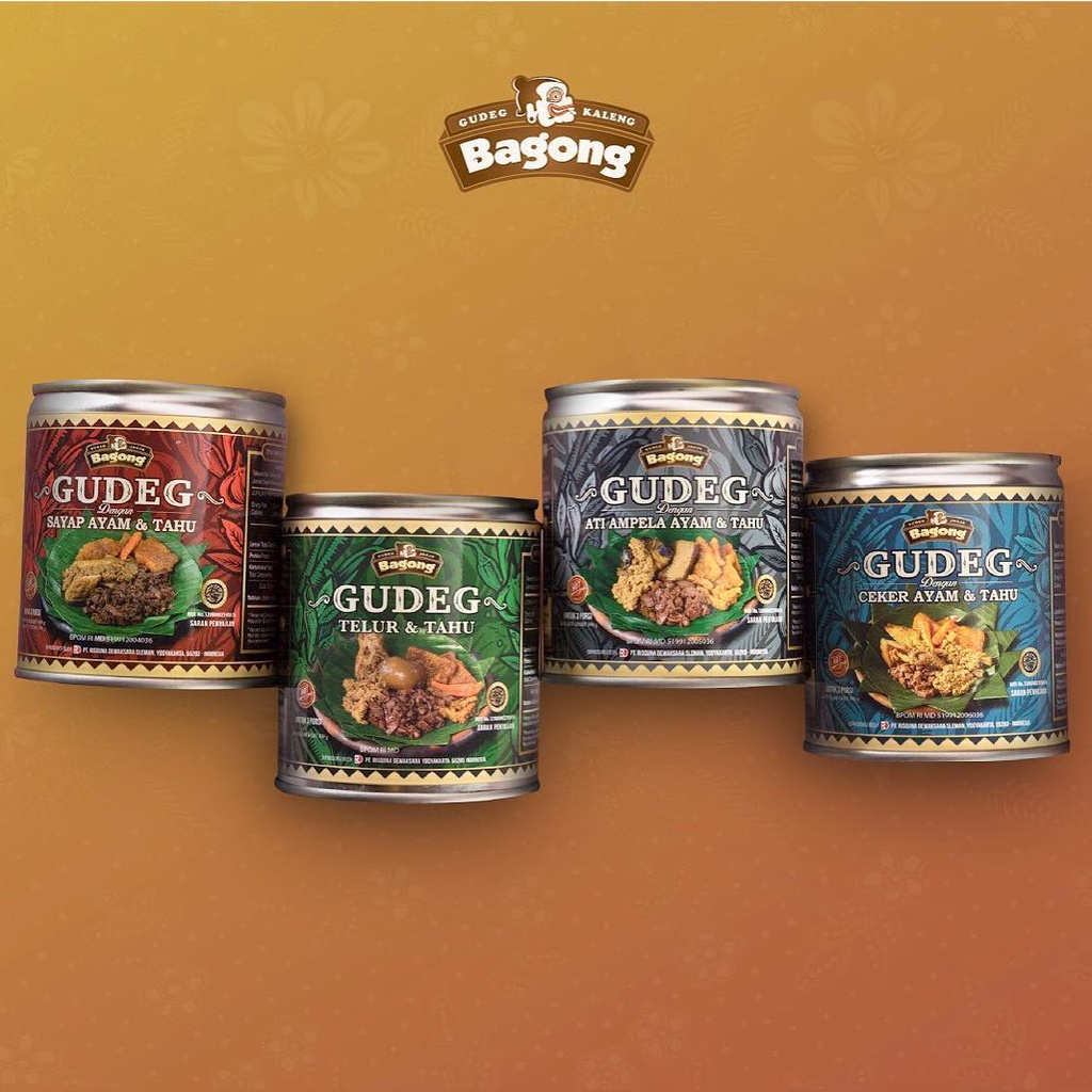 Jual Gudeg Bagong 300 gram Free Bubble Wrap Gratis Packing Kardus