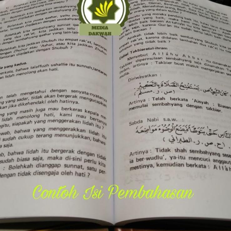 Jual Zwbl426 Buku PENGAJARAN SHALAT A.HASSAN Kitab Tuntunan Solat ...