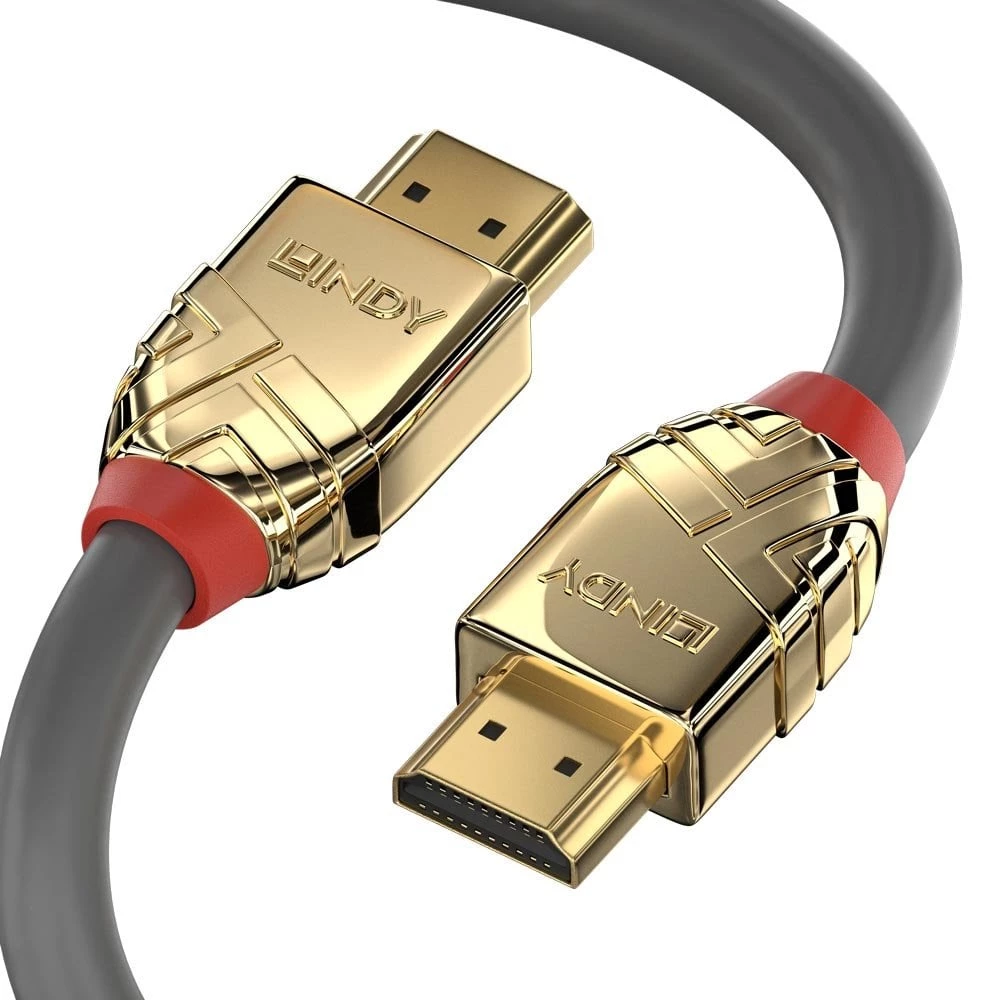 Kabel HDMI 2.0 LINDY 20m High Speed HDMI Cable Gold 4K 60hz UHD 3D HDR Dolby Vision 37868
