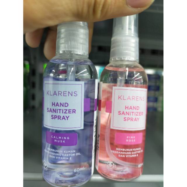 Jual Klarens Hand Sanitizer Spray 60ml Shopee Indonesia