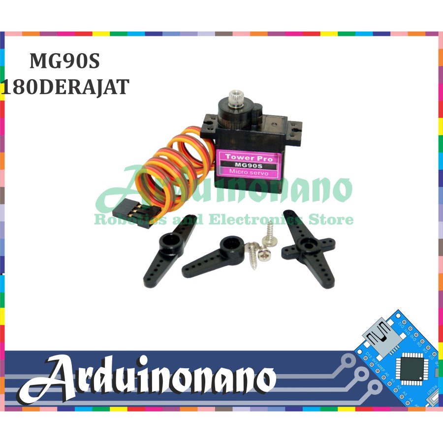 Jual MG90S TOWER PRO MICRO SERV0 MINI MG 90S MOTOR SERVO FOR ARM ROBOT ...