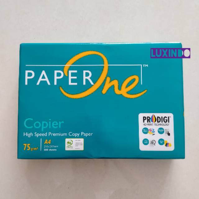 Jual Kertas HVS A4 75gsm PaperOne (isi 1 Rim) | Shopee Indonesia