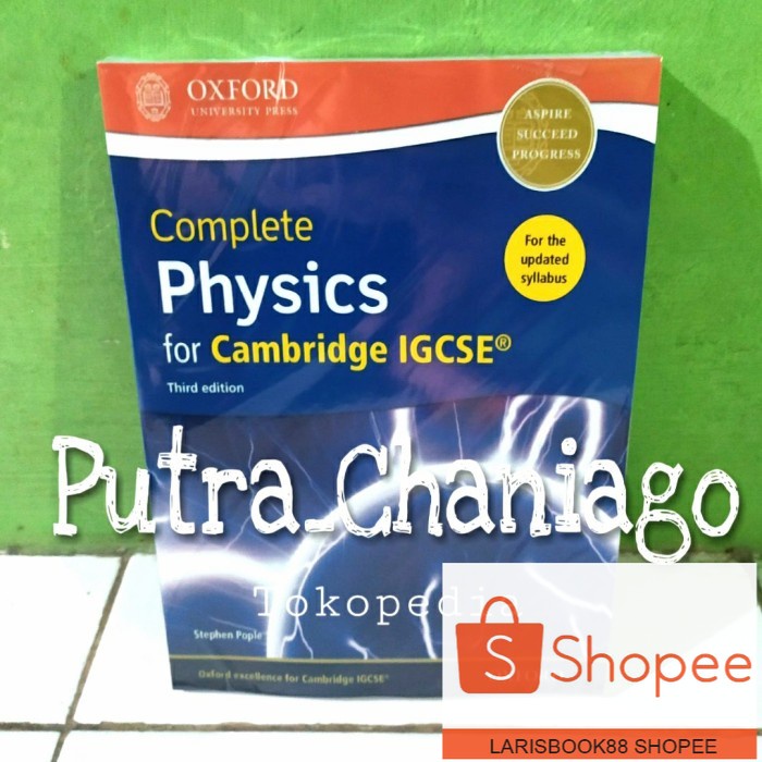 Jual PROMO Buku Complete Physics For Cambridge IGCSE Third Edition ...