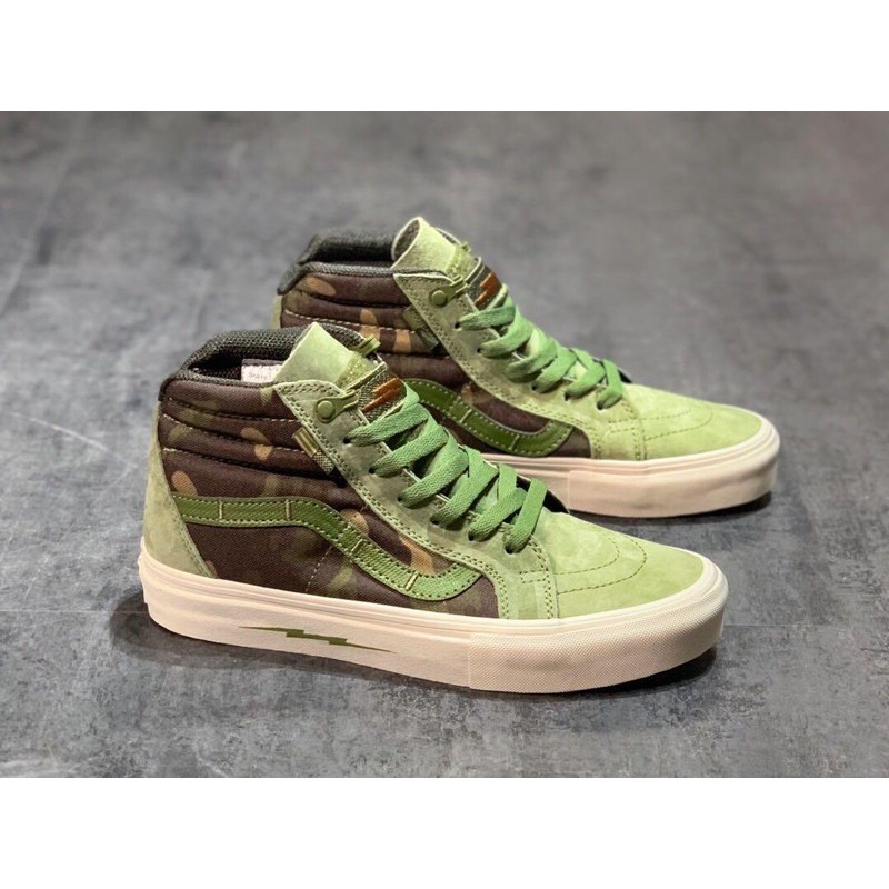 Jual Vans Sk8 Hi Notchback Defcon Multicam Jungle Green Shopee Indonesia
