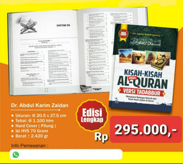 Jual Buku Kisah-kisah Dalam Al-Quran Versi Tadabbur Edisi Lengkap ...