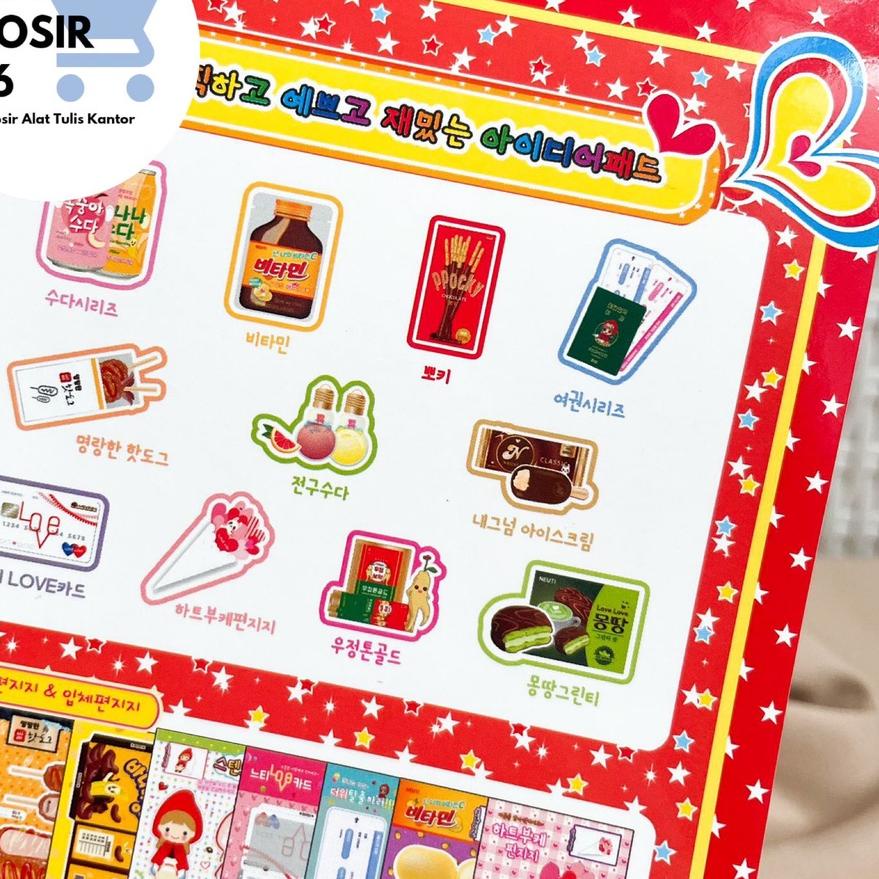 Jual Buku Origami Korea Korean Bentuk makanan Papercraft book