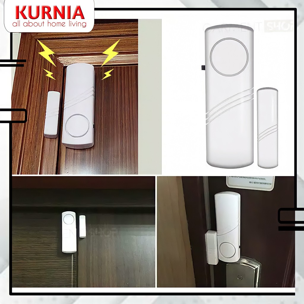 Jual Alarm Pintu Lemari Jendela Rumah Sensor Anti Maling | Shopee Indonesia