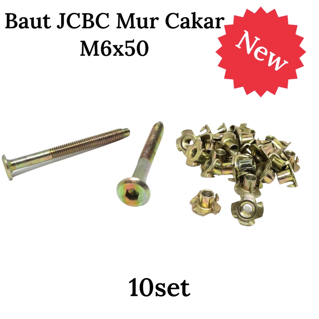 Jual Pcs Baut Mur Speaker Kuning Jcbc Mur Cakar L M X Set Ab Shopee Indonesia