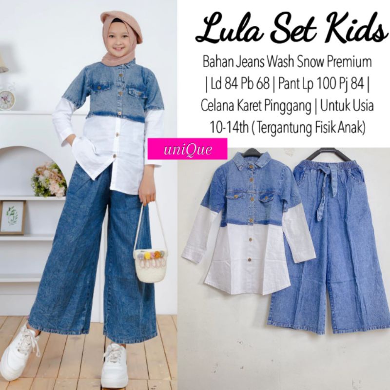 Jual Lula set kids (usia 9-14 tahun) | Shopee Indonesia