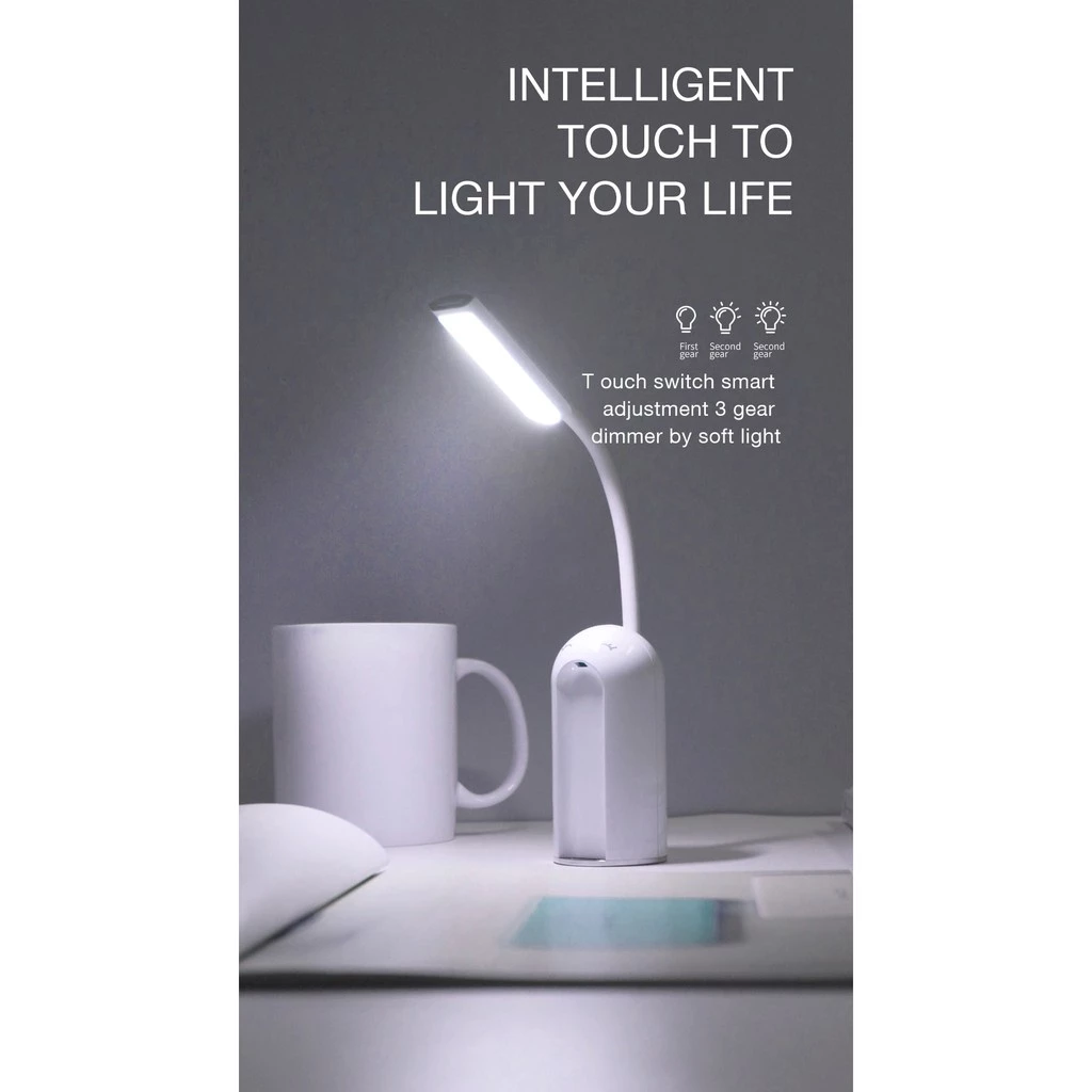 Powerbank Lamplit Recci 5000mAh RPG-5000 Lampu Baca/Tidur Putih