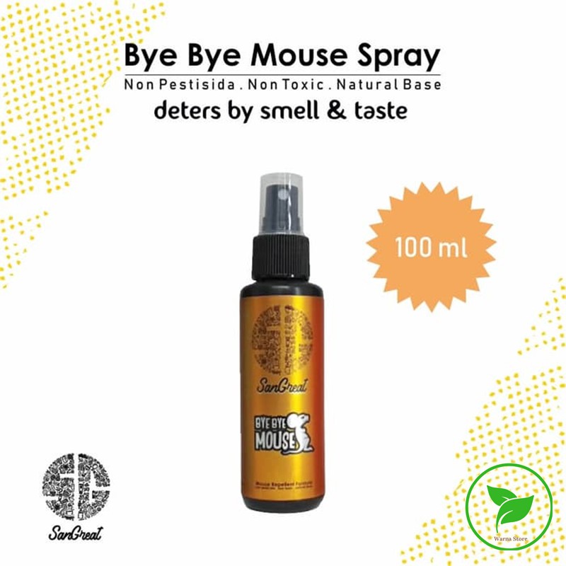 Jual Pengusir Tikus Bye Bye Mouse 100 ml - SanGreat (Spray natural non ...