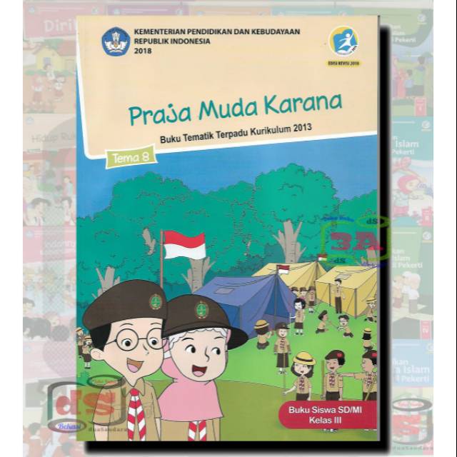 Jual Buku Tematik Kelas 3 Sd Tema 8 Praja Muda Karana K2013 Edisi