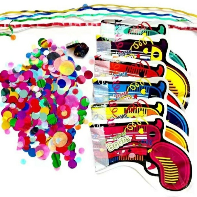 Jual Party Popper Model Confetti Pistol Confeti Gun | Shopee Indonesia