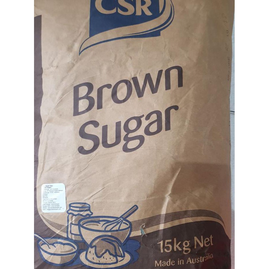 Jual CSR Brown sugar 15kg bag | Shopee Indonesia