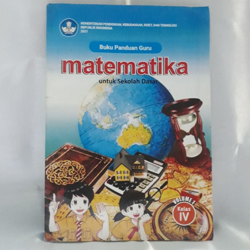 Jual Buku matematika sd kelas 4 kurikulum merdeka buku guru | Shopee ...