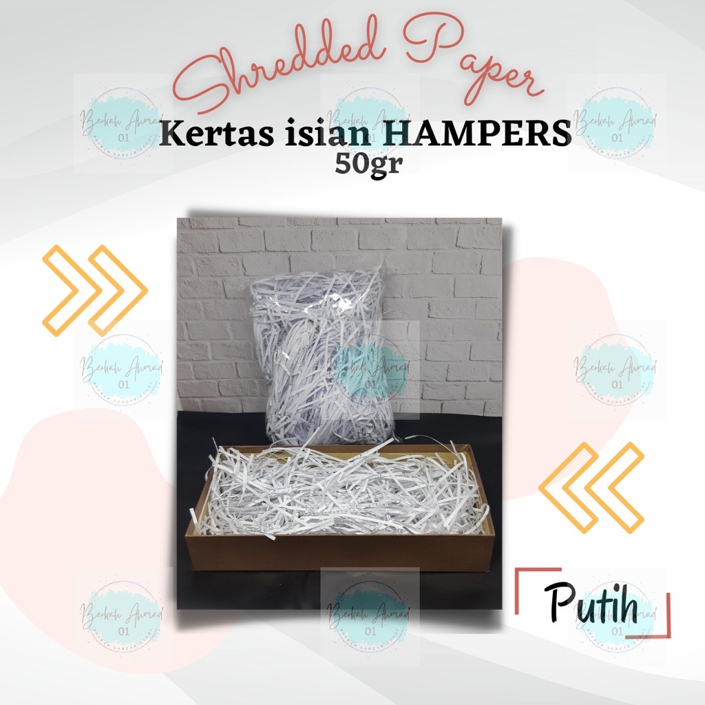 Jual Kertas Potong / Kertas Isian Hampers / Kertas Cacah / Kertas Serut