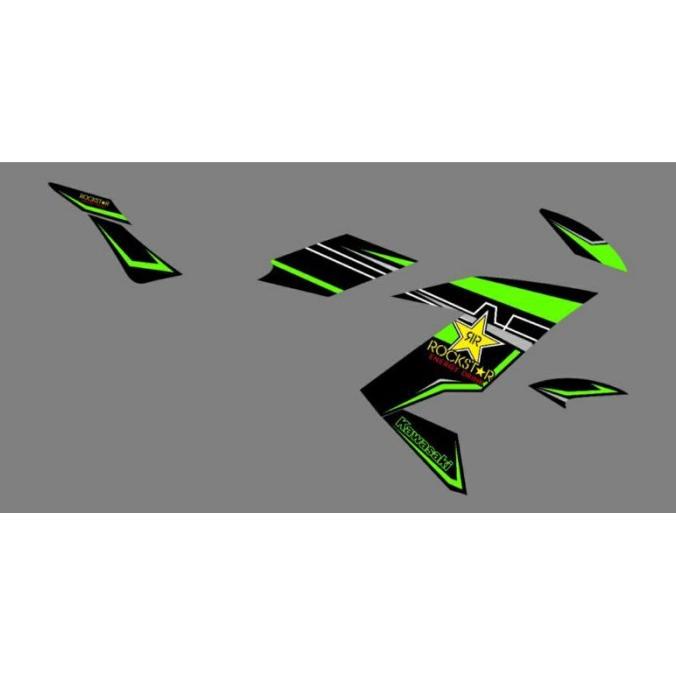Jual Stiker Decal Striping Sticker Ninja 250 Mono Sl/ Variasi Rockstar