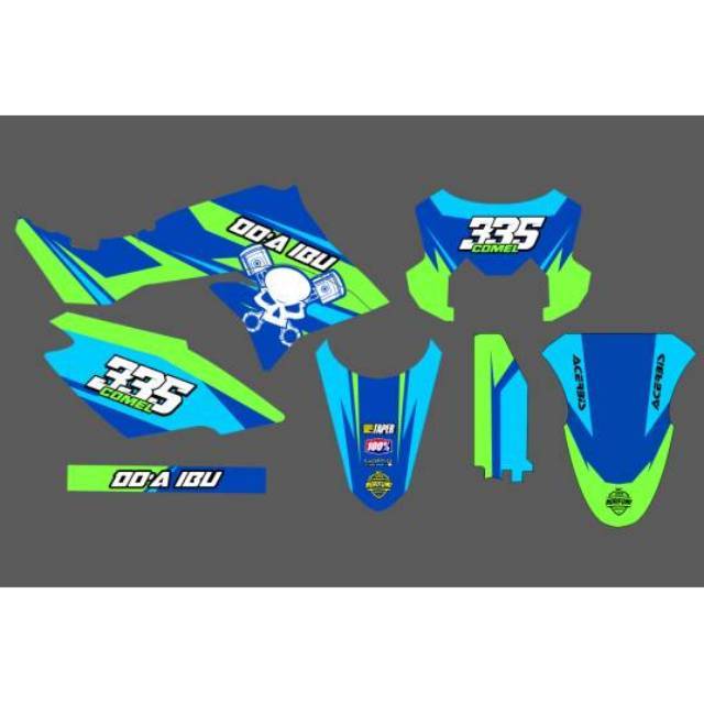 Jual DECAL STICKER DTRACKER 150 CUSTOM | Shopee Indonesia