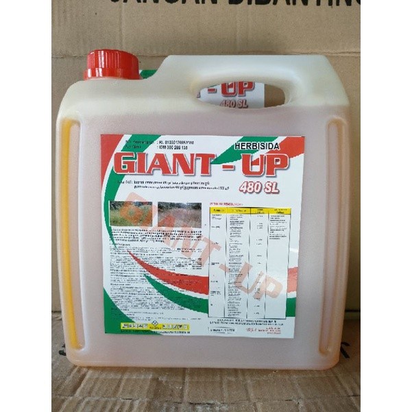 Jual Herbisida Sistemik Giant 480 Sl 5 Liter Racun Rumput Mati Sampai