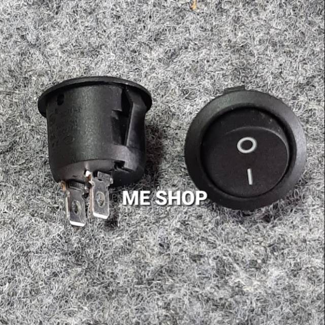 Jual Saklar Bulat 2 Kaki Round Rocker Switch Power | Shopee Indonesia