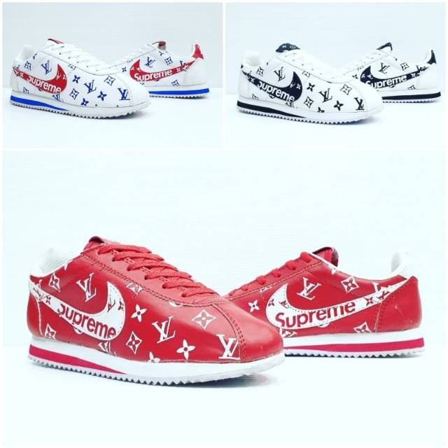 Nike cortez best sale supreme louis vuitton