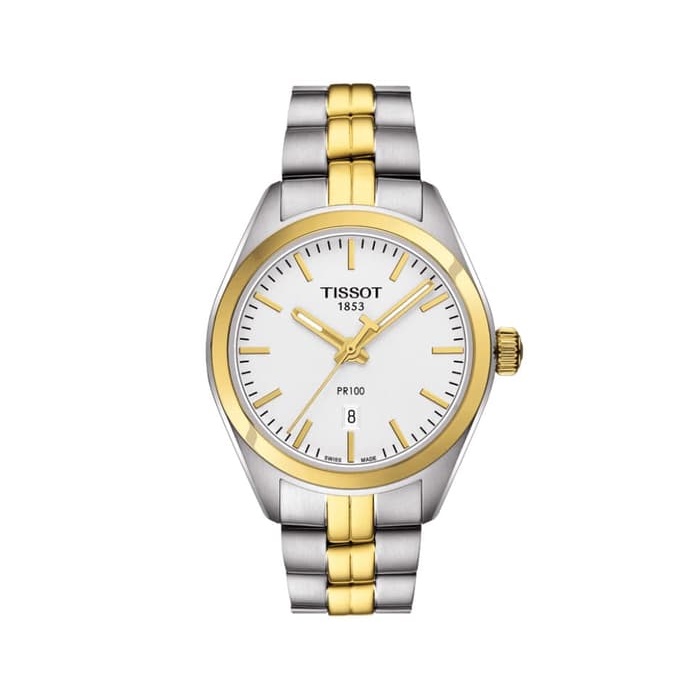 TISSOT T101.210.22.031.00 PR 100 Lady Jam Tangan Wanita Two Tone 2270