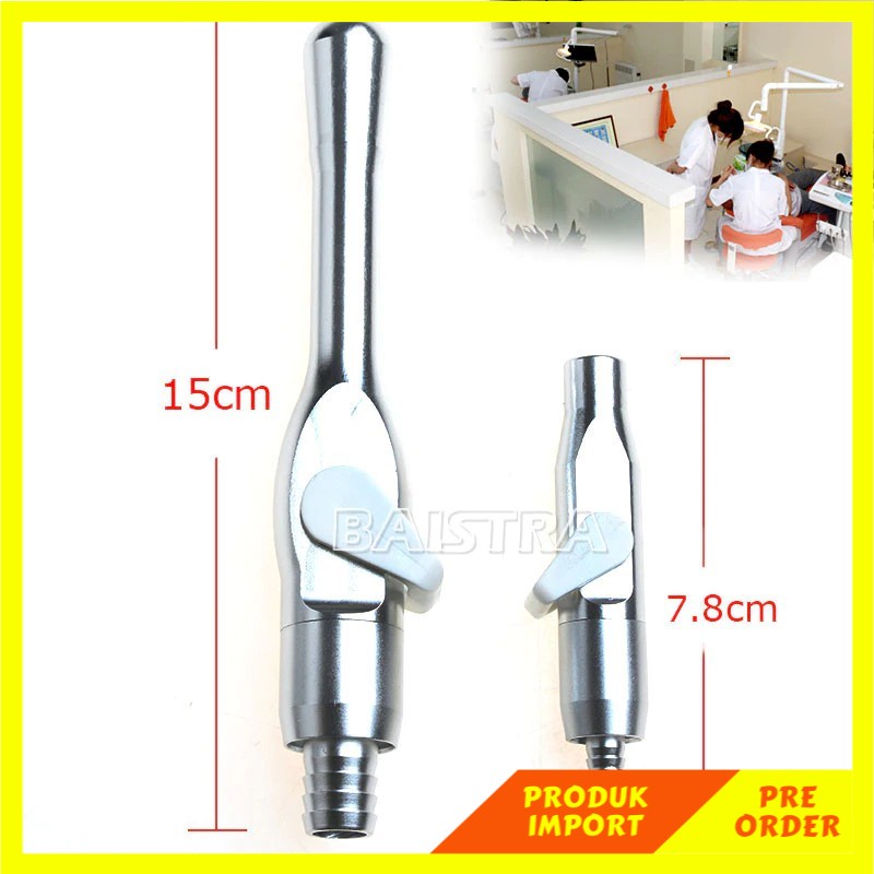 Valvole Di Aspirazione Aspirasaliva Universali Dentali Adattatore - Foto 5